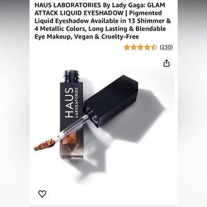 Haus‎ by lady Gaga glam attack metallic eye shadow . Color-chains. Retail 20